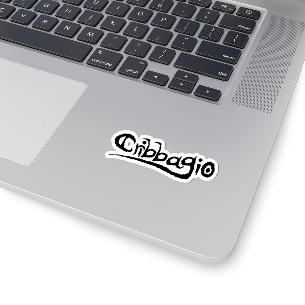 Black Logo Sticker